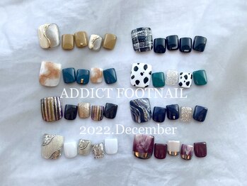 アディクト(ADDICT)/ニュアンス定額フットネイル