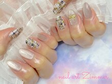 ネイルアート ジマー/60minart/パラジェル/韓国リボン