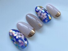 ヌークネイル(Neuk nail)/4月の定額アート