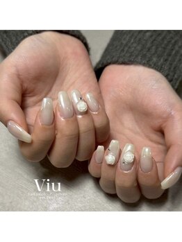 ビュウ 小倉店(Viu)/ミラーネイル　バラ
