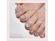 サロンドリスブラン(Salon du lys blanc)の雰囲気（綺麗めフットデザイン）