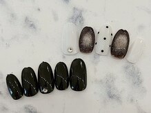 ティーエヌ 辻堂店/アシンメトリーネイル☆7700円