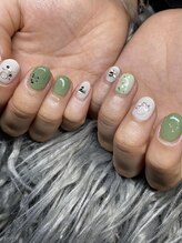 ネイル アンド まつげエクステサロン キュア(Cure)/ピスタチオグリーン