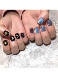ちぐはぐネイル