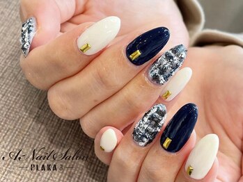 エーネイルサロン プラーカ本店(A-Nail Salon)/ツイードネイル