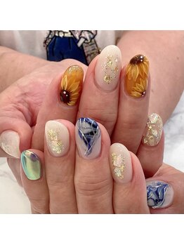 グリーディ(greedy)/ひまわりアート