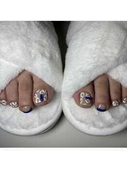 グロウネイル(Glow.Nail)/レオパードネイル