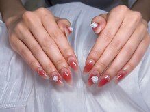 マルチューネイル 池袋(MARUCHU NAIL)/チップ長さだし》チークネイル 