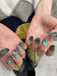 #マグネットネイル