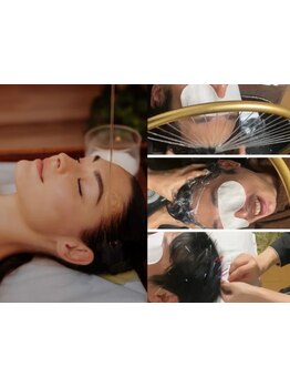 ヘッドスパで癒されたい