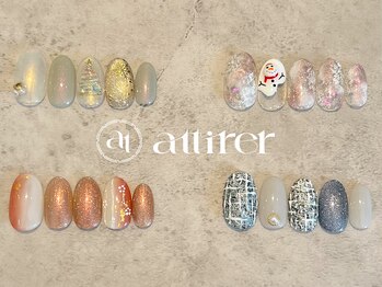 アティレ(attirer)/12月☆Monthly定額ネイル