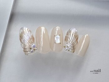 アンドラッシュ アンドネイル 本郷三丁目駅前店(and lash/and nail)/summer design*.°/定額華やか
