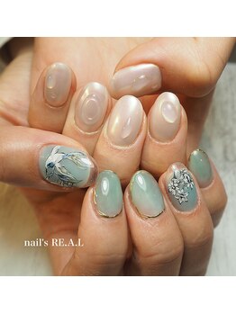 ネイルズリアル(nail's REAL)/手書きアート