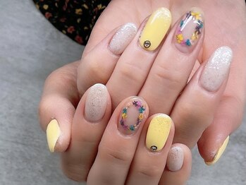 トランク ネイル(trunc nail)/押し花☆定額A(2021,03)