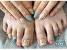 【リピーター様限定】ハンド・フットネイル同時施術500円OFF！