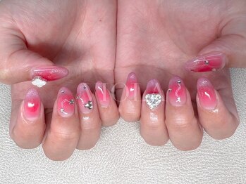 ヴィオラ(VIOLA)/チーク/ワンホン/パーツネイル