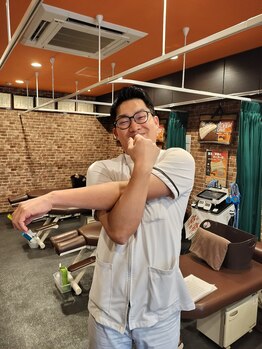 板橋大山整骨院/肩のストレッチ