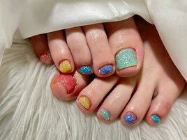 フット　カラフル