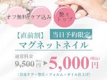 リボーンネイル 坂戸店(Re Born Nail)の雰囲気（《当日予約限定》人気のマグネット/フラッシュジェル☆オフ代込）