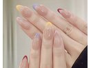 春夏フレンチネイル