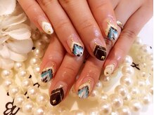 ボネール(nail ＆ eyelash Bounail)/ピーコック エスニック フレンチ