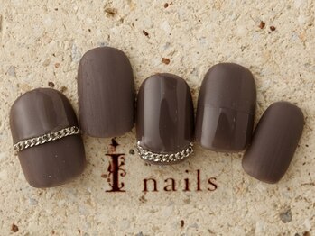 アイネイルズ 町田店(I nails)/マットチェーンネイル 7980円