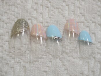 リボン 立川店(Ribbon)/定額Design7000円+tax ツイード