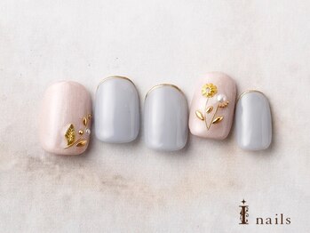 アイネイルズ 横浜EAST店(I-nails)/オフィスワイヤーフラワーネイル