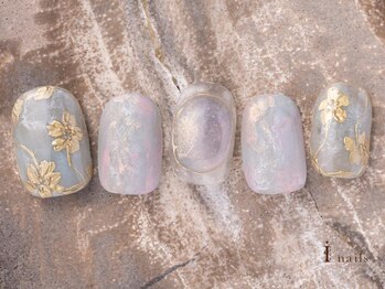 アイネイルズ 吉祥寺店(I nails)/アンティークゴールドフラワー