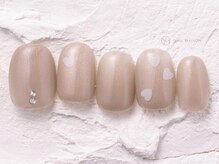 ネイルメゾン 渋谷店(NAIL MAISON)/ハートホロストーンラメ￥5800