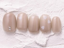 ハートホロストーンラメ￥5800