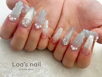 ロアズネイル(Loa's nail)/スカルプ+つけ放題120分