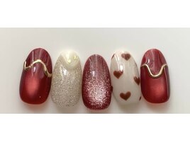 バレンタイン限定 定額ネイル