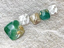 ネイルサロン ふるる 大須店/フット☆夏限定デザイン#409