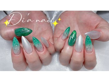 ディアネイルサロン 池袋(Di’a)/長さだし/海ネイル/3Dアート