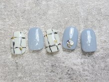 コキーユ(Coquille)/チェックネイル