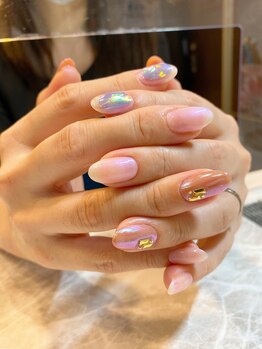 5月の目玉ネイル