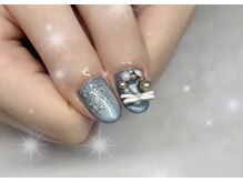 エクラ(eclat)/ミラー雪の結晶×3Dリース