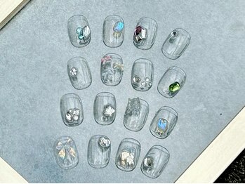 ジョジョ 神戸店(JOJO)の写真/【新規限定★ワンカラー+ワンポイントストーン(2本)¥5500】+¥1000でベースをマグネットワンカラーに変更可!