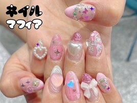 原宿系kawaiiネイル