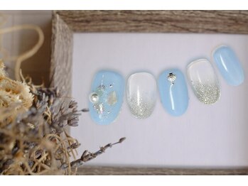 ファストネイル 葛西駅前店(FAST NAIL)/夏ネイル　フレンチ　【11268】