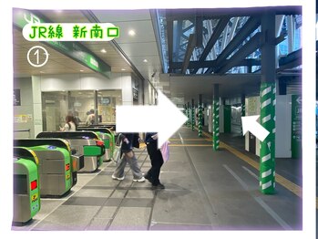 ヴィア 東京 渋谷店(Via)/サロンまでの行き方~JR新南口~