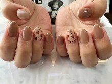 パールビューティーラッシュアンドネイル(Pearl Beauty Lash nail)/ヒョウ柄