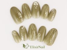 エリクサーネイル 神田(Elixir Nail)/シンプル/クーポン使用