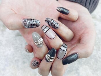 アッシュ 檀渓通店(ASCH)の写真/豊富な旬デザインが大人気★流行ネイルはトレンドに敏感なASCHにお任せ!!イベントに向けたデザインも◎
