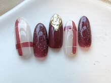 リアン(LIAn.)/フラッシュ×チェックネイル