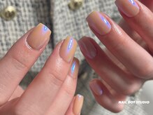 ネイルドットスタジオ 堺筋本町(NAIL DOT STUDIO)/ベージュオーロラ