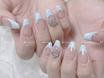 トゥデイネイル(Today.Nail)/パーツネイル/フレンチデザイン