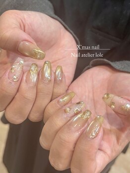 冬のキラキラ★クリスマスネイル