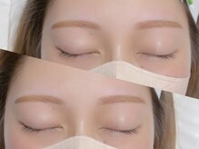 アイブロウ&まつげパーマ mi-Re【ミーレ】【3/20オープン（予定）】/細め×明るめ仕上げ